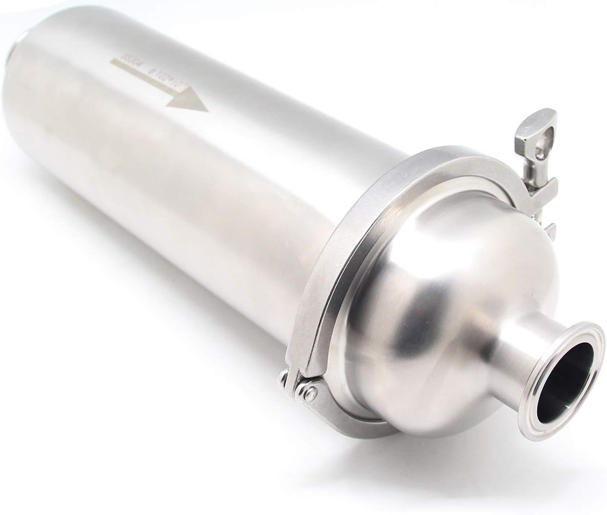 Filtro triple abrazadera acero inox 1.5pulg malla 100