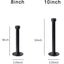 Soportes tubo hierro negro 3/4pulg estantería DIY