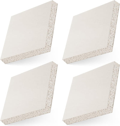 Panel parche yeso para reparar paredes 4 pzas 6x6x1/2