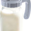 Jarra vidrio 32oz con tapa boca ancha para leche materna café