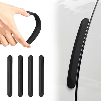 4 Protectores puerta auto silicona autoadhesivo resistente