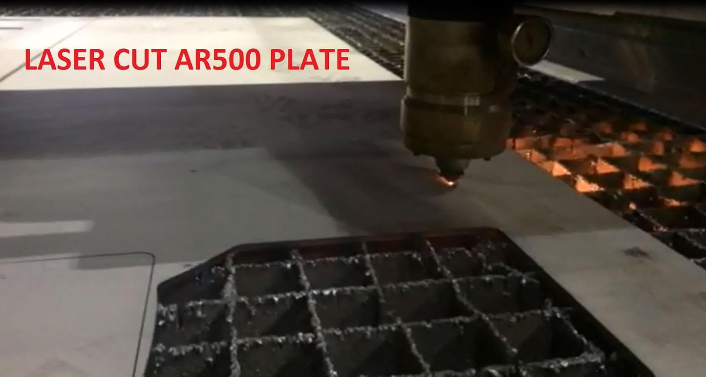 Set 4 objetivos tiro acero 4x3/8 Gong corte láser