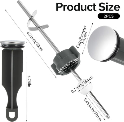 Kit reparación drenaje fregadero 2 pzas comp