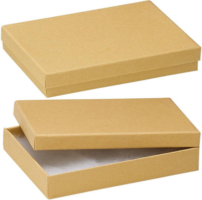 Pack 10 Pulseras Papel Estraza Marrón Algodón