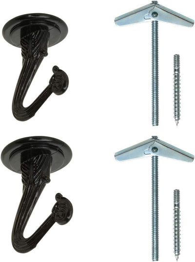 Ganchos Swag 1 1/2" con accesorios de montaje
