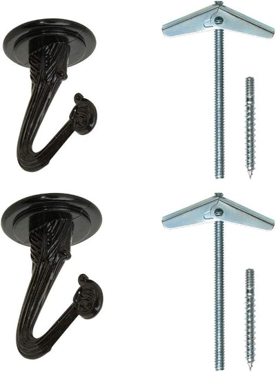 Ganchos Swag 1 1/2" con accesorios de montaje