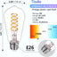 4 Pzas Bombilla LED Edison ST58/ST19 6W 2700K Regulable