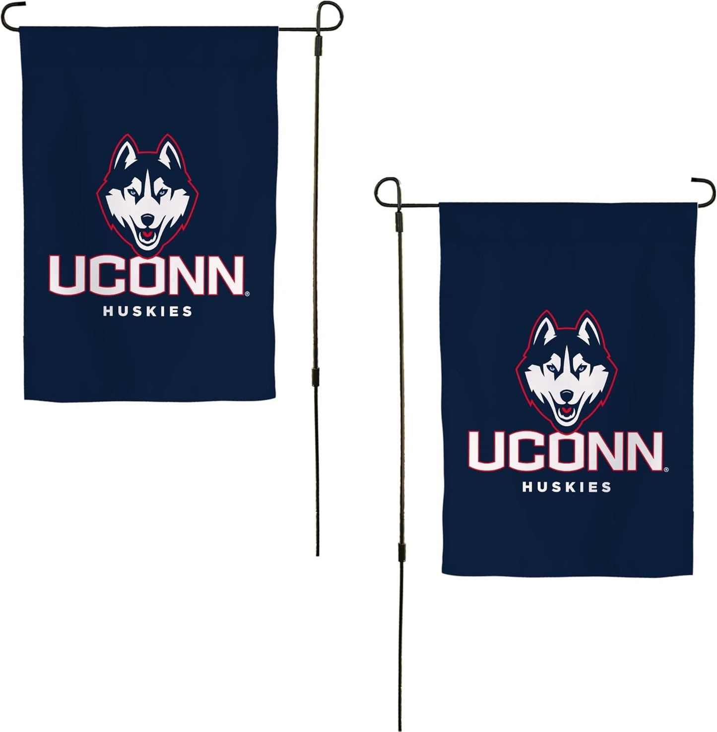 Bandera jardín UConn Huskies 19x12pulg diseño D