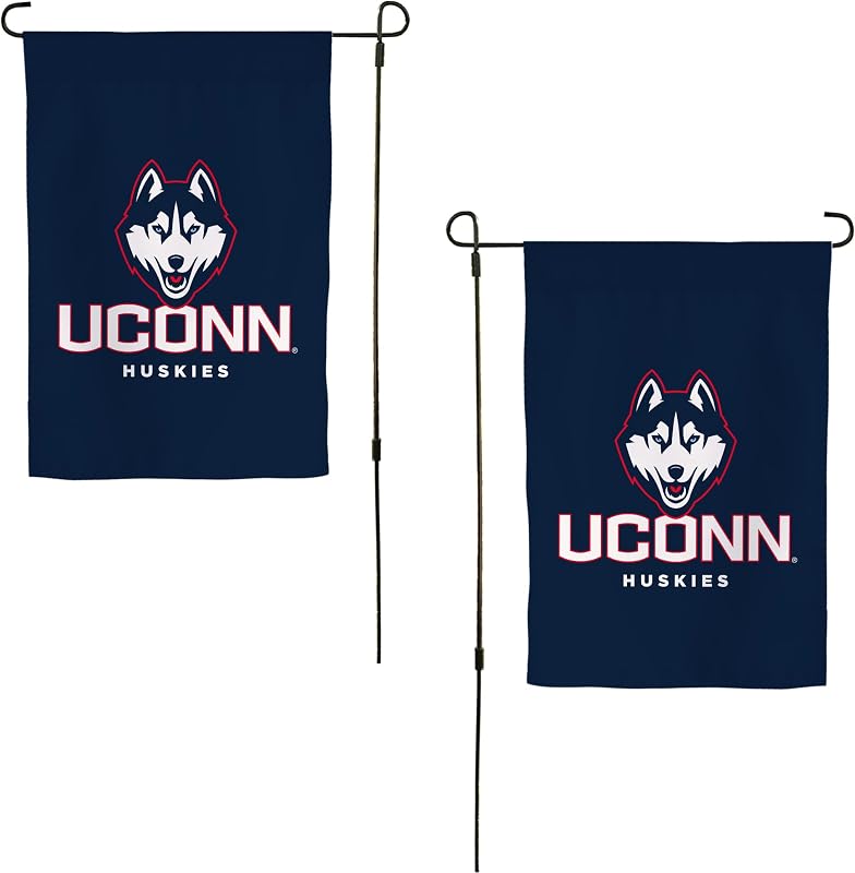 Bandera jardín UConn Huskies 19x12pulg diseño D