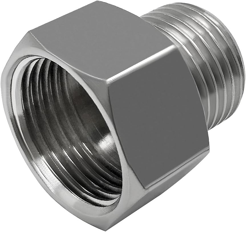 Conector adaptador manguera bidé 7/8 a 1/2