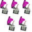 Interruptor SPST 12V 20A para auto o barco 5 Pzas Púrpura
