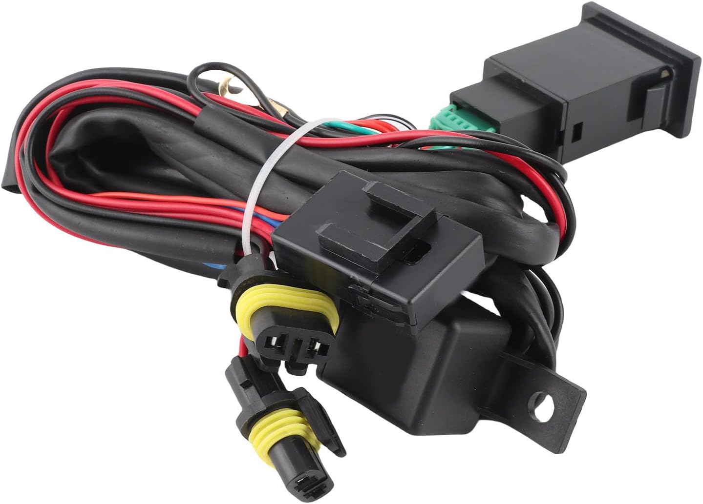 Kit arnés luz antiniebla coche 12 V interruptor relé