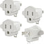 Adaptador 3 clavijas a 2 clavijas ETL con tierra