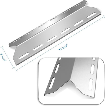 5 Pzas Placa Térmica Parrilla 17pulg Repuesto Nexgrill