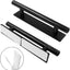 10 Manijas Plástico ABS Autoadhesivas 5.3pulg Negro