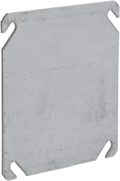 Cubierta cuadrada 4pulg blanca pack 50