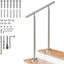 Kit pasamanos escalera 2 escalones acero inox 304 1.5pulg