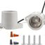 Enchufe luz E26 soporte lámpara porcelana 6pulg 2agujeros paquete 2