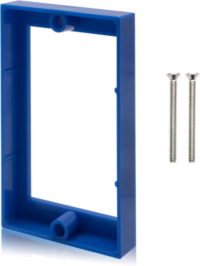 Extensor caja toma 1/2" azul para interruptores