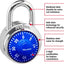Cerradura combinación Master Lock paquete azul
