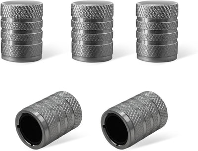 5 Pzas Tapas Vástago Válvula Neumático Coche Aluminio Anodizado
