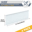 4 Protectores salpicaduras aluminio plegables plateado