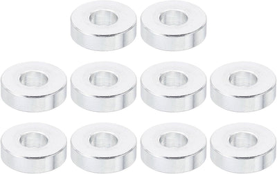 Espaciador aluminio M8 10 Pzas 0.34x0.79pulg
