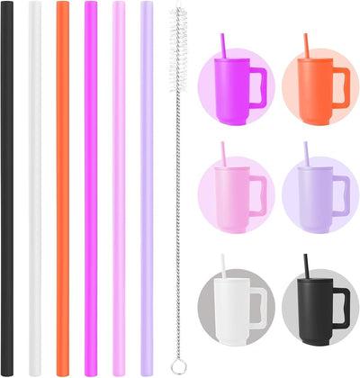 Pajitas reutilizables compatibles vaso hierro 40oz set 6