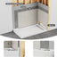 Base ducha lineal derecho 60x32pulg acero inox