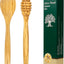 Juego cucharas miel madera olivo 7.1pulg duradera multiuso