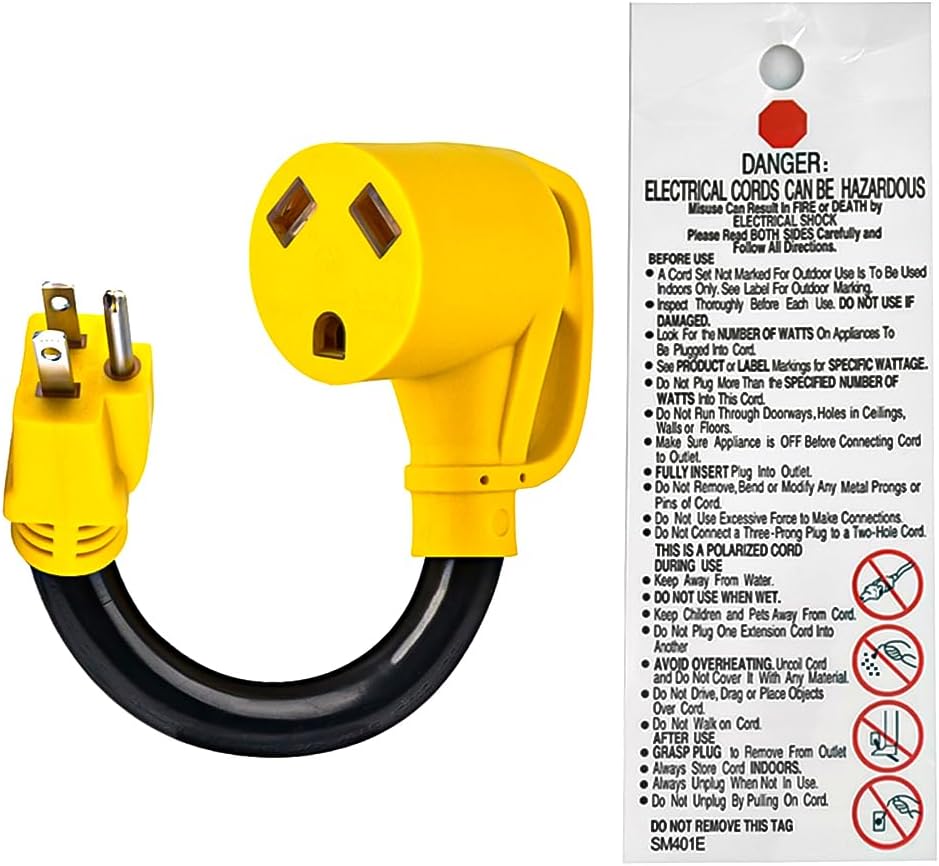 Adaptador corriente RV 12pulg 30A 125V