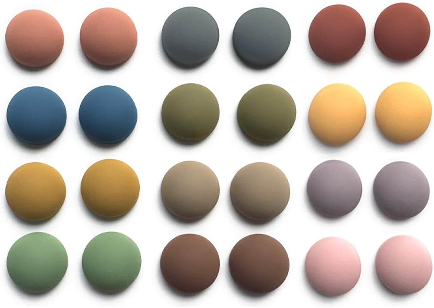 24 Pzas Imanes Fuertes para Nevera Decorativos Mate