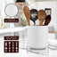 Soporte utensilios cerámica blanco mate cocina moderno