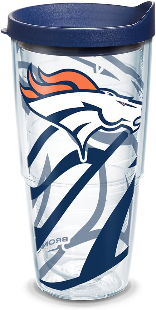 Suministros fiesta Broncos transparentes 24oz