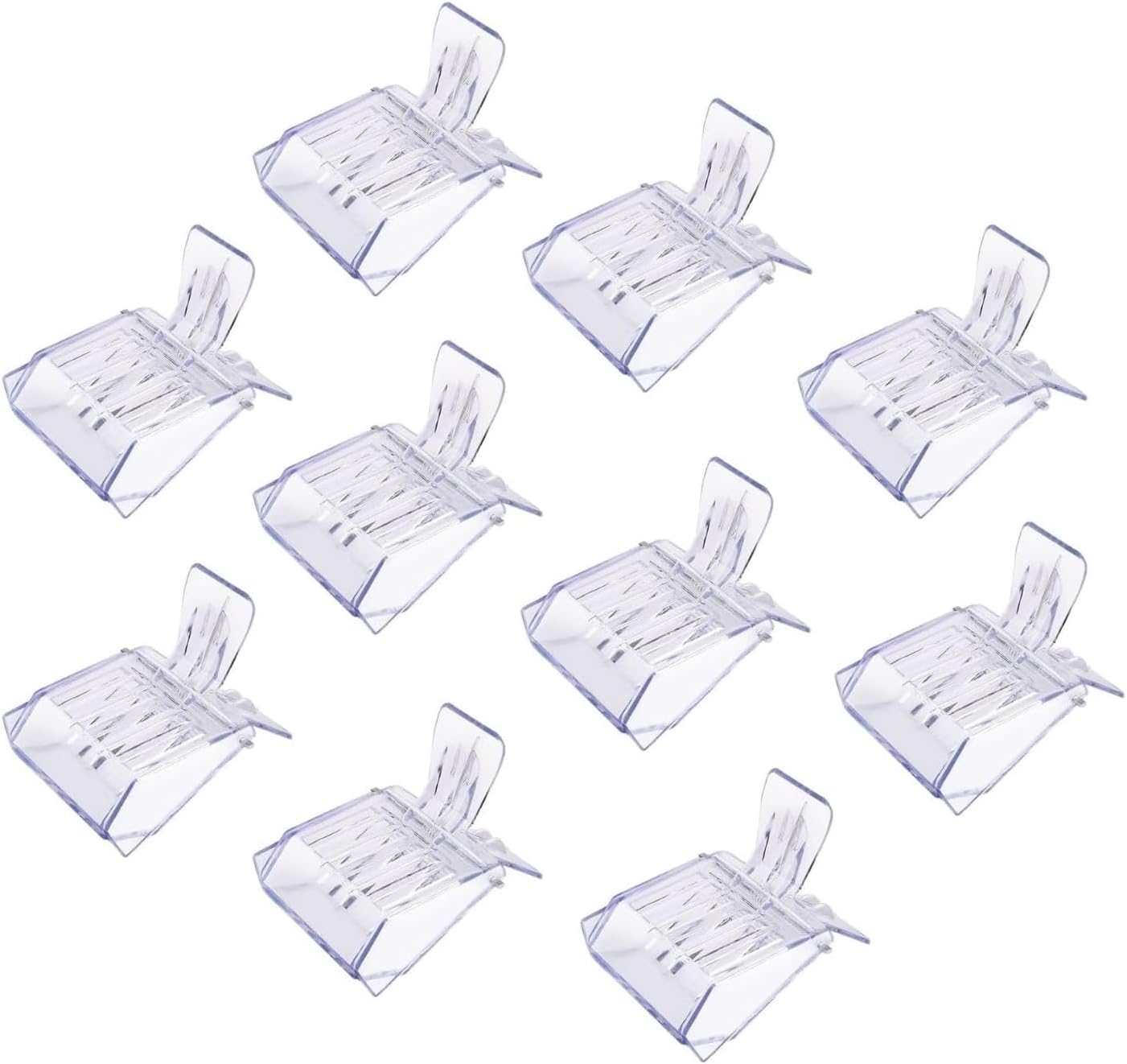 Clips para colmenas plástico transparente pack 10