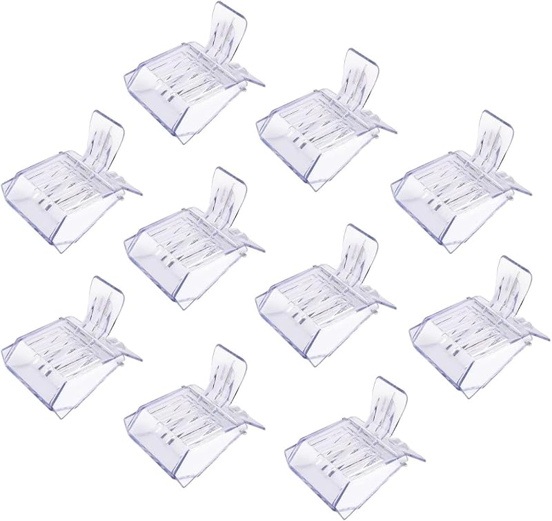 Clips para colmenas plástico transparente pack 10