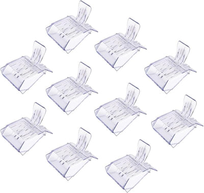 Clips para colmenas plástico transparente pack 10