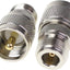 Adaptador N hembra a PL259 macho pack 3