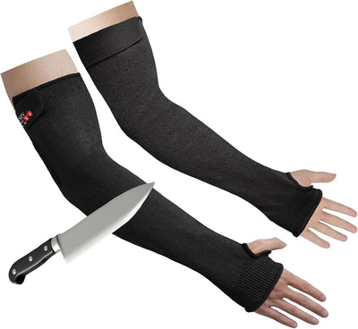 Mangas Kevlar resistentes cortes con agujero pulgar