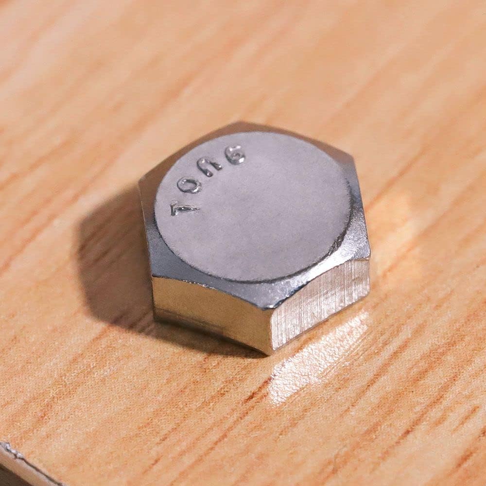 12 Pzas Pernos Hex 5/16x3-1/2 Acero Inox 304 para Madera