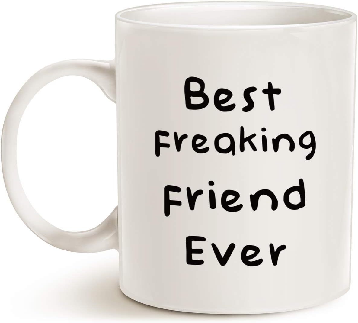 Taza café texto best friend ever regalo navideño blanco 11oz
