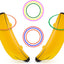 Juego inflable anillos plátano 26pulg despedida soltera