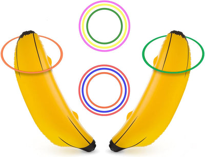 Juego inflable anillos plátano 26pulg despedida soltera