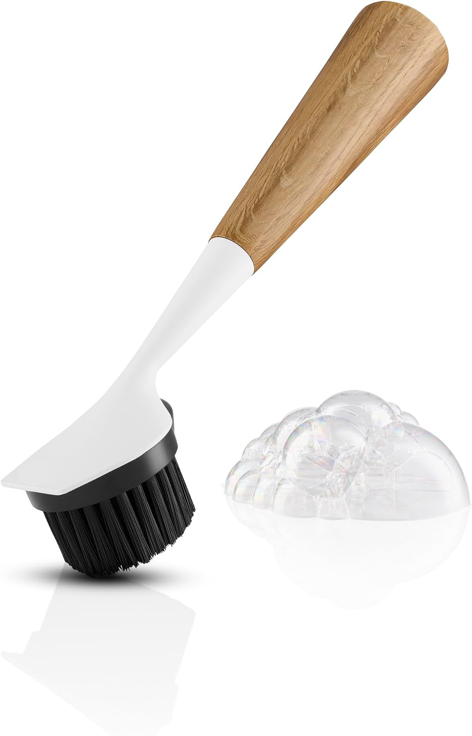 Cepillo platos nailon roble blanco extraíble fácil limpiar