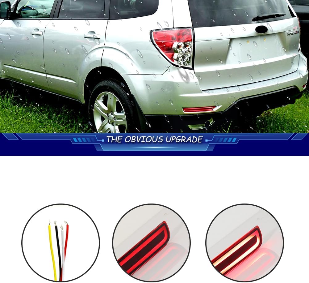 Reflector 3en1 parachoques trasero Subaru Forester