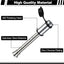 Cerradura remolque acero inox 5/8" con juntas goma set 1