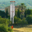 Campanilla viento plateada para jardín 33" Adagio