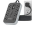 Protector sobretensiones regleta 5pies 8 salidas USB