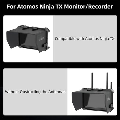 Kit jaula Atomos Ninja TX con parasol sintético y riel NATO