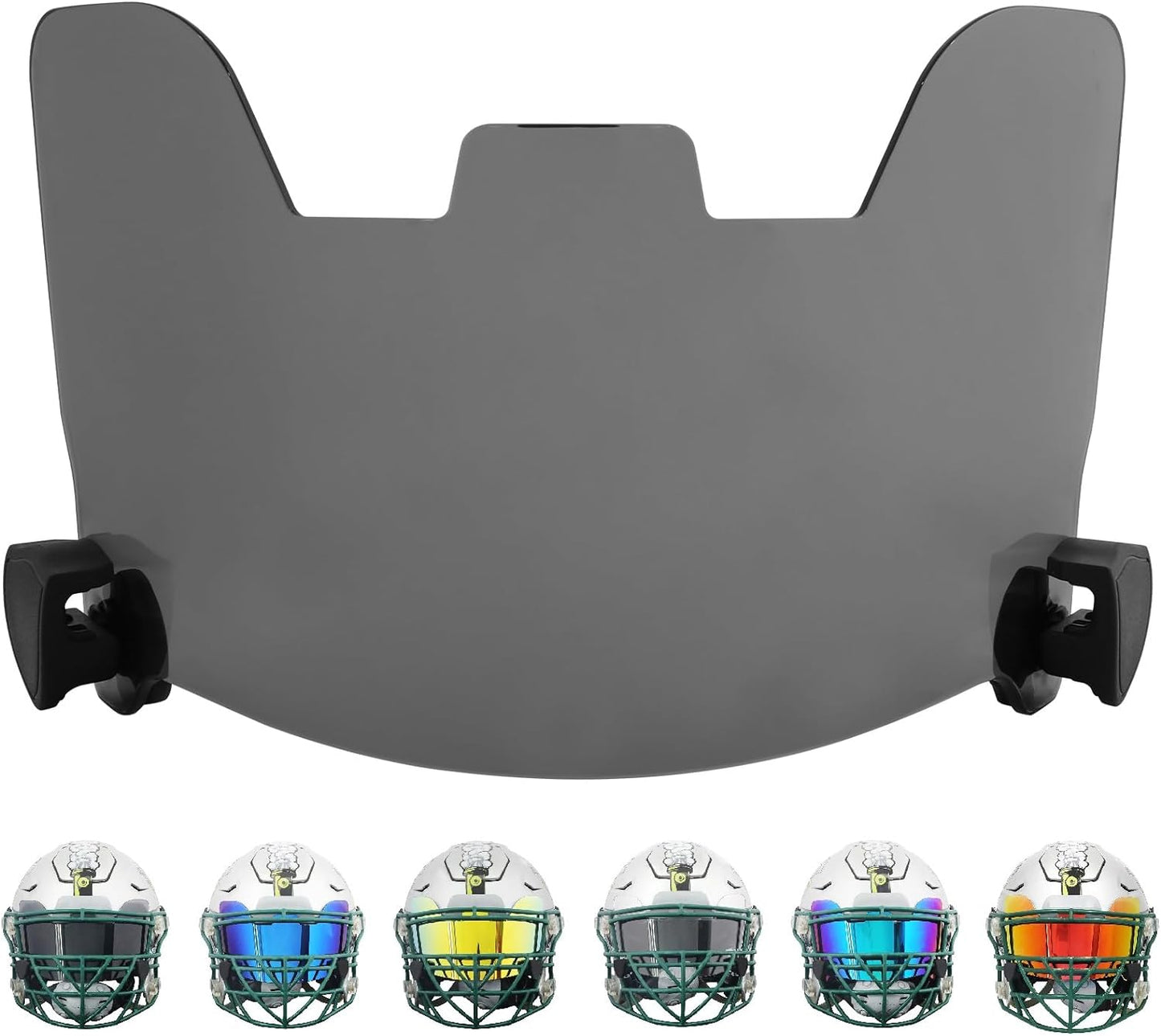 Visera fútbol resistente impactos para casco niños